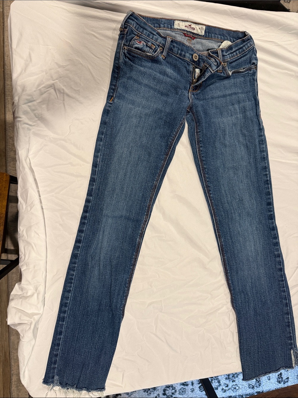 Hollister Mid Blue Straight Leg Jeans
